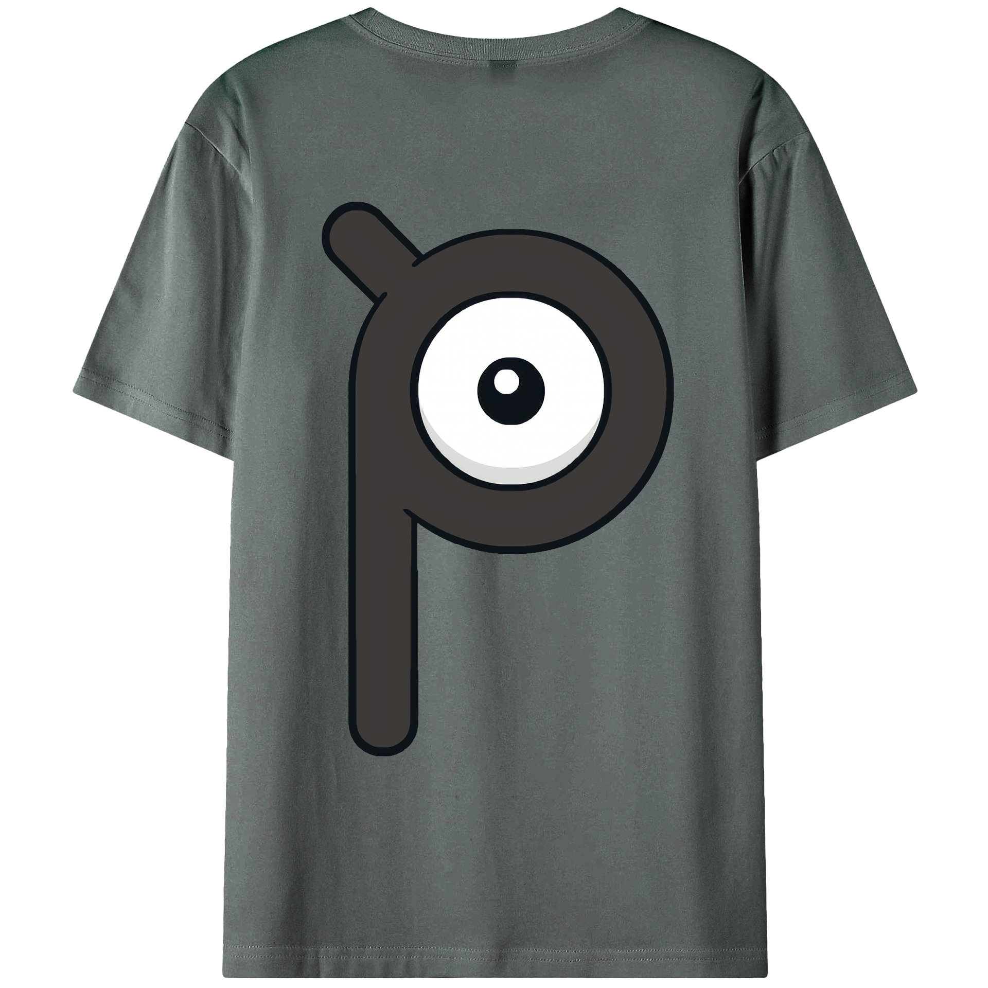 （画像用） ポケットモンスター Pokémon 綿100％ メンズ半袖Tシャツ（バックプリント） 通気性